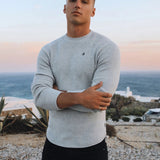 Olton Knit Jumper - Marl White