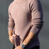 Olton Anchor Knit Jumper - Pink