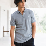 Aspen Polo - Marl Grey