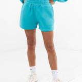 Isabel Jogger Shorts - Aqua
