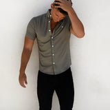 Merrick Short Sleeve Shirt - Khaki Green