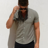 Merrick Short Sleeve Shirt - Khaki Green
