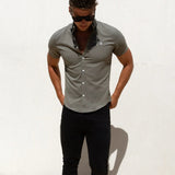 Merrick Short Sleeve Shirt - Khaki Green