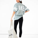 Isabel Oversized T-Shirt - Mineral Blue
