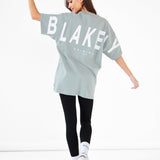 Isabel Oversized T-Shirt - Mineral Blue