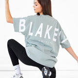 Isabel Oversized T-Shirt - Mineral Blue