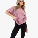 Isabel Oversized T-Shirt - Dusty Rose