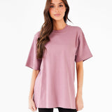 Isabel Oversized T-Shirt - Dusty Rose
