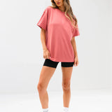 Isabel Oversized T-Shirt - Sunrise Coral