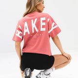 Isabel Oversized T-Shirt - Sunrise Coral