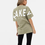 Isabel Oversized T-Shirt - Warm Olive
