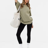 Isabel Oversized T-Shirt - Warm Olive