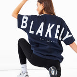 Isabel Oversized T-Shirt - Soft Navy