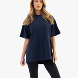 Isabel Oversized T-Shirt - Soft Navy