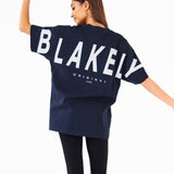 Isabel Oversized T-Shirt - Soft Navy