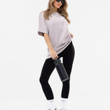 Isabel Oversized T-Shirt - Pebble