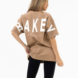 Isabel Oversized T-Shirt - Tan