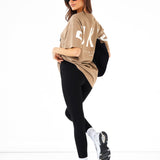 Isabel Oversized T-Shirt - Tan