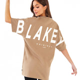 Isabel Oversized T-Shirt - Tan