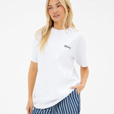 Sienna Strawberry Oversized T-Shirt - White