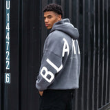Idris Oversized Hoodie - Charcoal