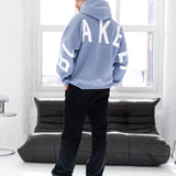 Idris Oversized Hoodie - Cloudy Blue