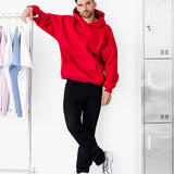 Idris Oversized Hoodie - Red