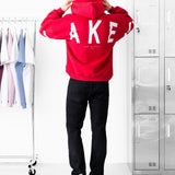 Idris Oversized Hoodie - Red