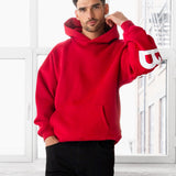 Idris Oversized Hoodie - Red