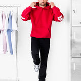 Idris Oversized Hoodie - Red