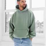 Idris Oversized Hoodie - Sage Green