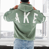 Idris Oversized Hoodie - Sage Green