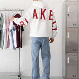 Idris Oversized Hoodie - Flat White