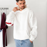 Idris Oversized Hoodie - Flat White