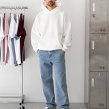 Idris Oversized Hoodie - Flat White