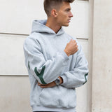 Idris Oversized Hoodie - Marl Grey