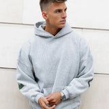 Idris Oversized Hoodie - Marl Grey