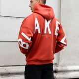 Idris Oversized Hoodie - Washed Red
