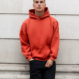 Idris Oversized Hoodie - Washed Red