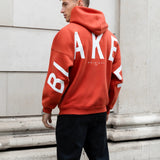Idris Oversized Hoodie - Washed Red