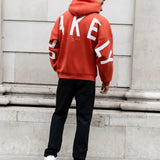 Idris Oversized Hoodie - Washed Red