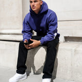 Idris Oversized Hoodie - Bold Purple