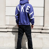 Idris Oversized Hoodie - Bold Purple