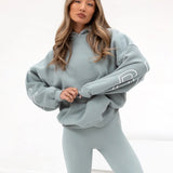 Outline Isabel Oversized Hoodie - Mineral Blue