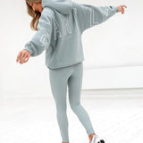 Outline Isabel Oversized Hoodie - Mineral Blue