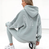 Outline Isabel Oversized Hoodie - Mineral Blue