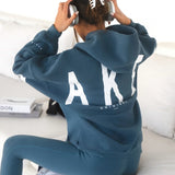 Isabel Oversized Hoodie - Dark Teal