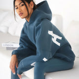 Isabel Oversized Hoodie - Dark Teal
