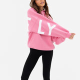 Isabel Oversized Hoodie - Rosy Pink