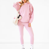 Isabel Oversized Hoodie - Vintage Pink